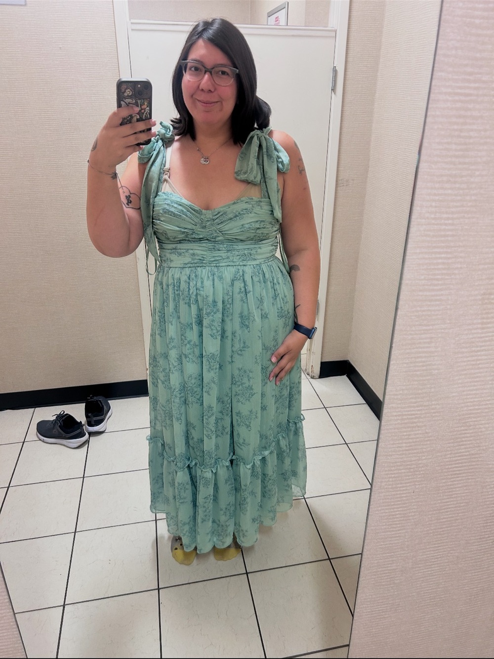 NWT Sage Green Fairycore Dress - Picture 4 of 6